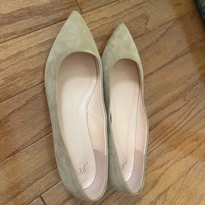 Jcrew suede nude size 10.5 flats
